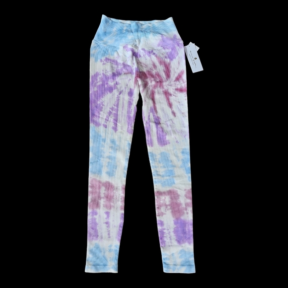 Spiritual Gangster Love Sculpt Pastel Tie Dye Tank & Legging Yoga Set NWT XS/S - Picture 8 of 13
